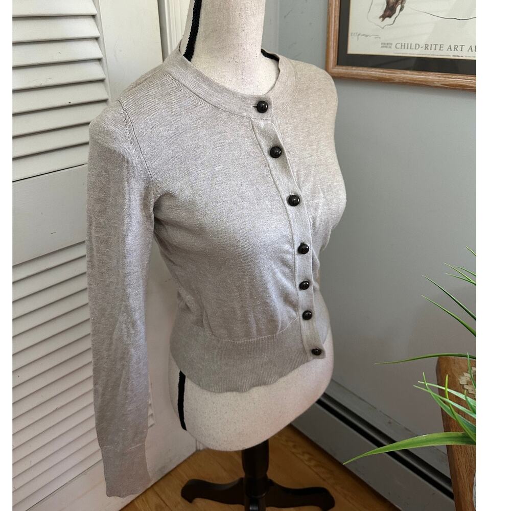 Banana Republic Sweater Womens XS Brown Cardigan Y2K Minimalist Fall Capsule
